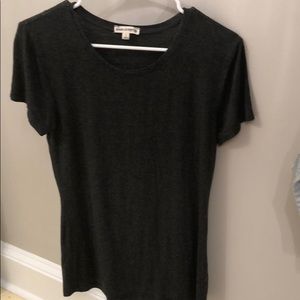 Women’s Grey short sleeve shirt. Size large